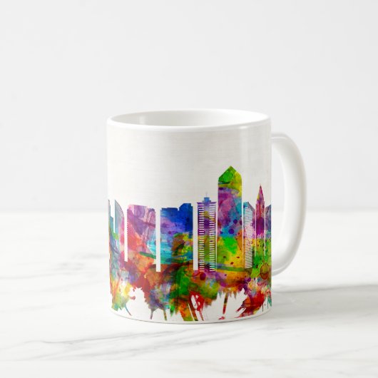 Skyline San Diego Kaffeetasse (VorderseiteRechts)