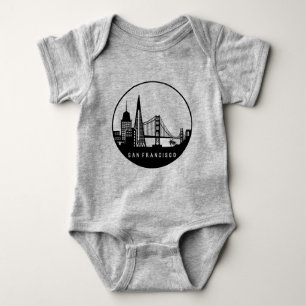 Skyline San Francisco Baby Strampler