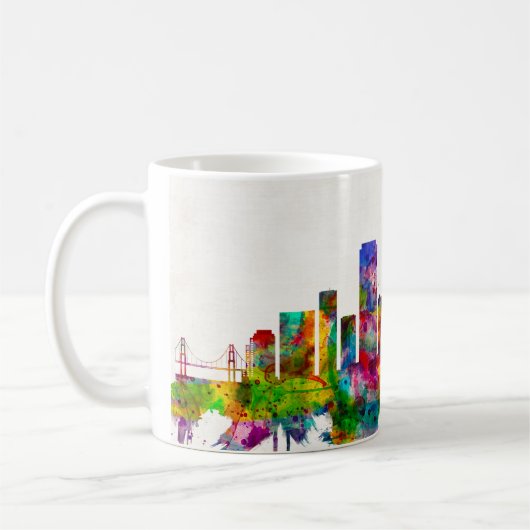 Skyline San Francisco Kaffeetasse (Links)