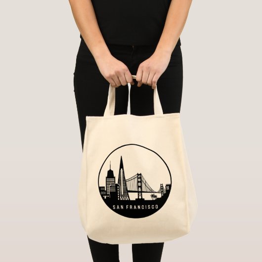 Skyline San Francisco Tragetasche (Vorderseite (Produkt))