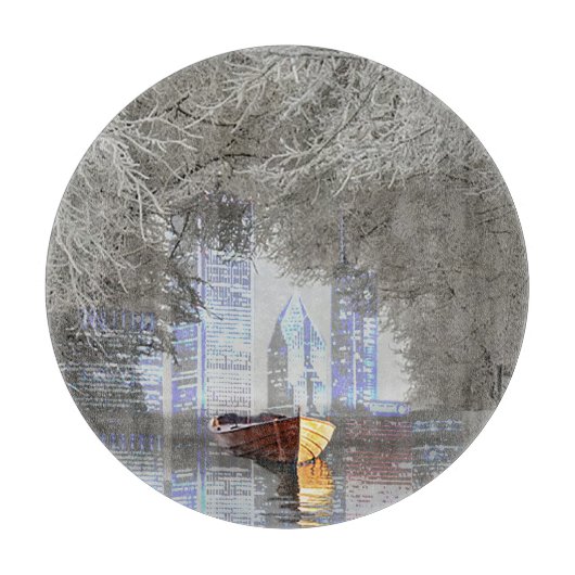 Skyline Schneidebrett (Vorderseite)