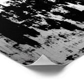 Skyline schwarz-weiß poster (Ecke)
