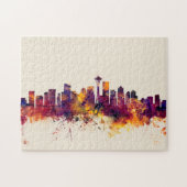 Skyline Seattles Washington Puzzle (Horizontal)