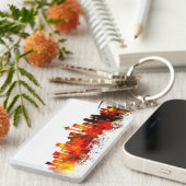 Skyline Seattles Washington Schlüsselanhänger (Vorderseite rechts)