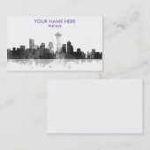 SKYLINE SEATTLES WASHINGTON - Visitenkarten Visitenkarte (Vorne/Hinten)