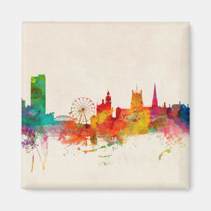 Skyline Sheffields England Magnet