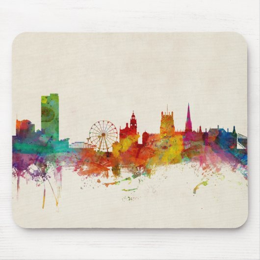 Skyline Sheffields England Mousepad (Vorne)