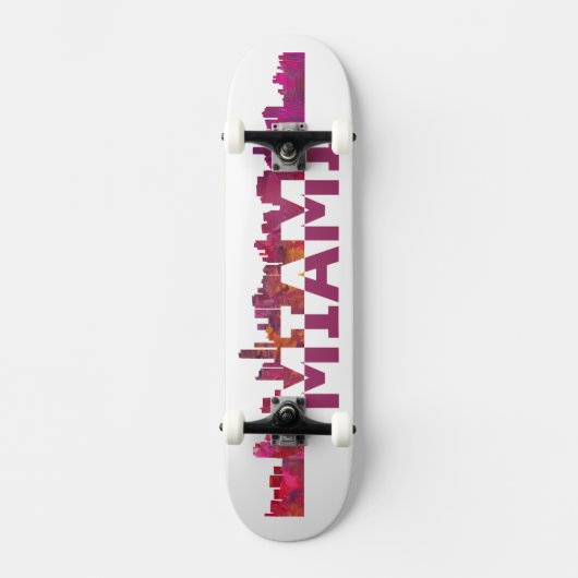 Skyline-Skateboard Miamis Florida Skateboard (Vorderseite)