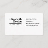 Skyline-Skizze von Hand gezeichnet Visitenkarte (Rückseite)