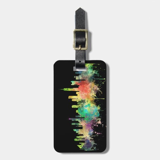 SKYLINE-SP CHICAGOS, ILLINOIS - GEPÄCKANHÄNGER (Vorderseite vertikal)