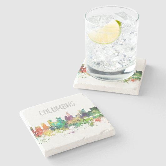 SKYLINE-SP COLUMBUS, OHIO - STEINUNTERSETZER (Seitenansicht)