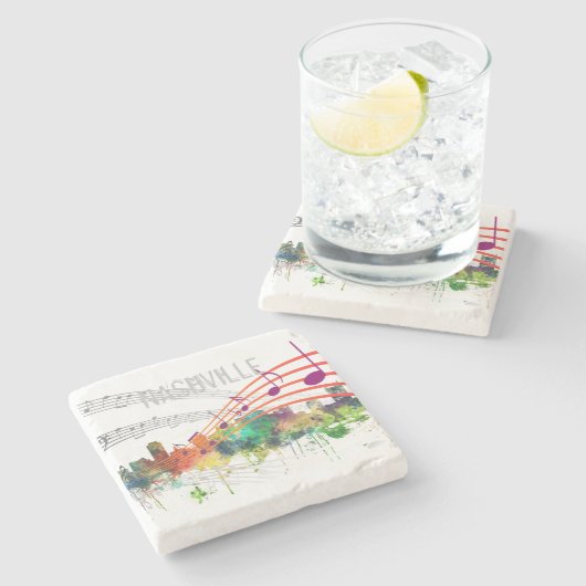 SKYLINE-SP NASHVILLES, TENNESSEE - STEINUNTERSETZER (Seitenansicht)