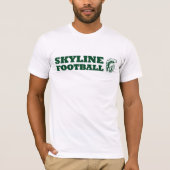 Skyline-spartanischer Fußball-T - Shirt (Vorderseite)