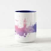 Skyline-Spritzen Londons England Tasse (Zentrum)