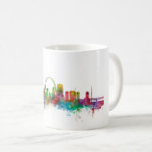 Skyline St. Louis Missouri Kaffeetasse (VorderseiteRechts)