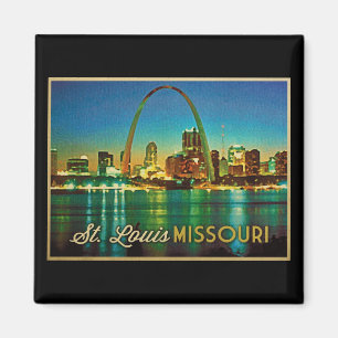 Skyline St. Louis Missouri Magnet