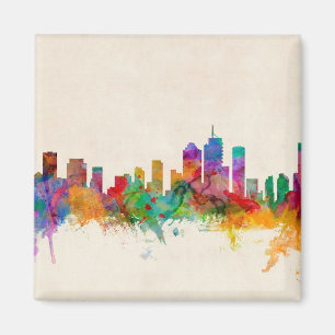 Skyline-Stadtbild Brisbanes Australien Magnet