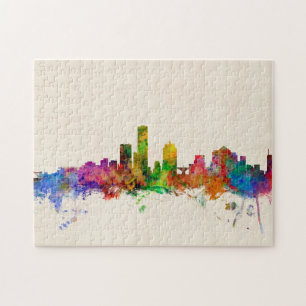 Skyline-Stadtbild Milwaukee Wisconsin Puzzle