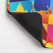 Skyline-Stadtbild Paris Frankreich Mousepad (Ecke)