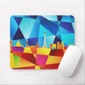 Skyline-Stadtbild Paris Frankreich Mousepad (Mit Mouse)