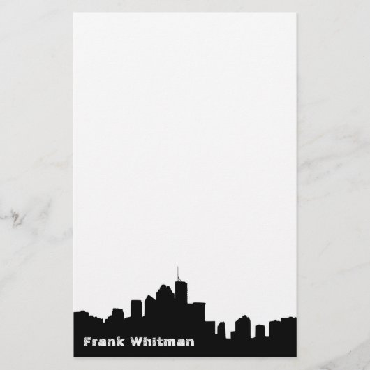 Skyline Stationery Briefpapier (Vorderseite)