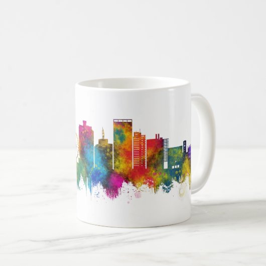 Skyline Stuttgart Kaffeetasse (VorderseiteRechts)