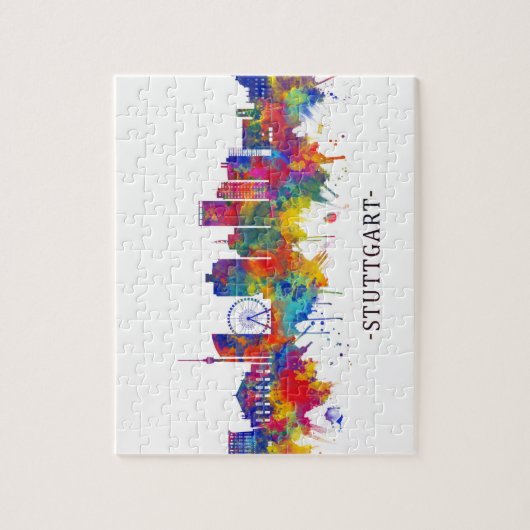 Skyline Stuttgart Puzzle (Vertikal)