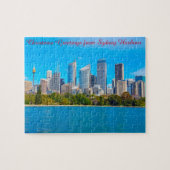 Skyline Sydney Harbour Australia Jigsaw Puzzle (Horizontal)