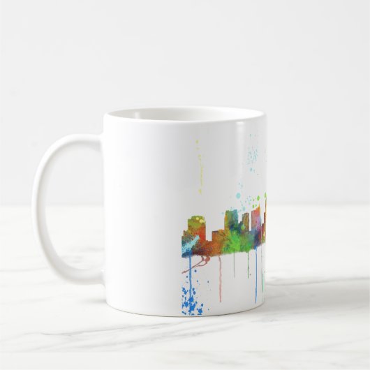 SKYLINE TAMPAS, FLORIDA KAFFEETASSE (Links)