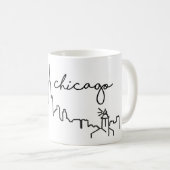 Skyline-Tasse Chicago Kaffeetasse (VorderseiteRechts)