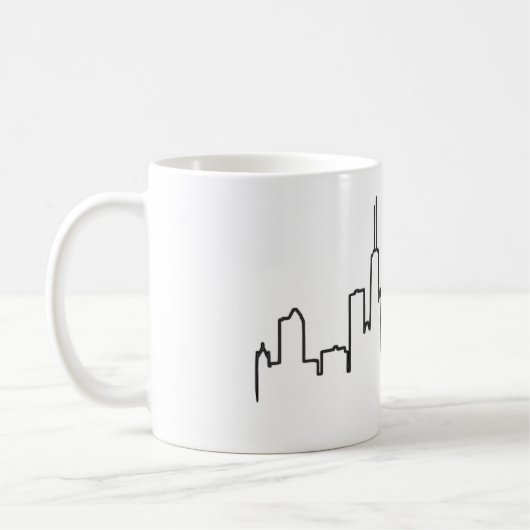 Skyline-Tasse Chicago Kaffeetasse (Links)