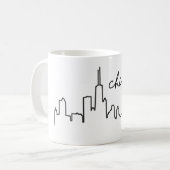 Skyline-Tasse Chicago Kaffeetasse (Vorderseite Links)