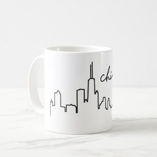 Skyline-Tasse Chicago Kaffeetasse (Vorderseite Links)