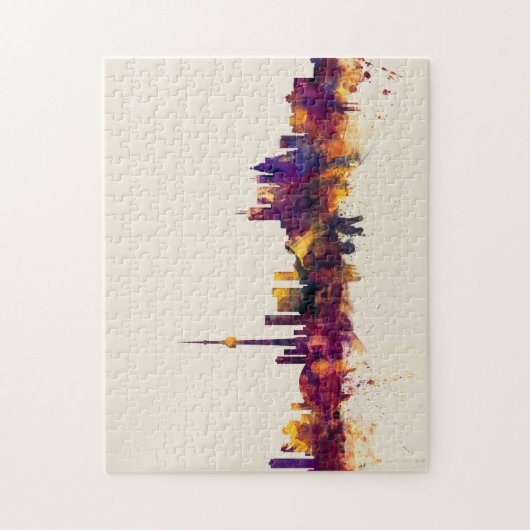 Skyline Torontos Kanada Puzzle (Vertikal)