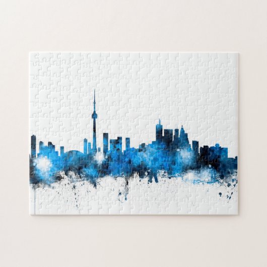 Skyline Torontos Kanada Puzzle (Horizontal)