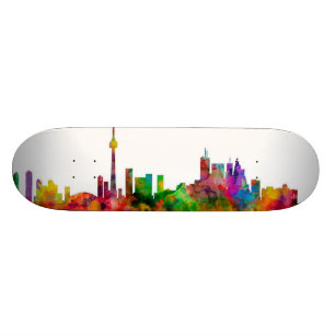 Skyline Torontos Kanada Skateboard