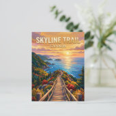 Skyline Trail Kanada Postkarte (Stehend Vorderseite)