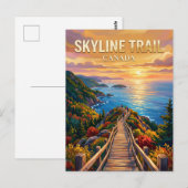 Skyline Trail Kanada Postkarte (Vorne/Hinten)