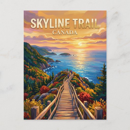 Skyline Trail Kanada Postkarte (Vorderseite)