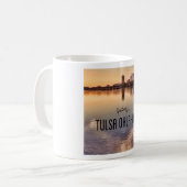 Skyline Tulsas Oklahoma Kaffeetasse (Vorderseite Links)
