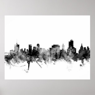 Skyline Tulsas Oklahoma Poster
