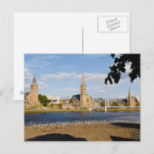 Skyline und Fluss der malerischen Stadt Inverness Postkarte (Vorne/Hinten)