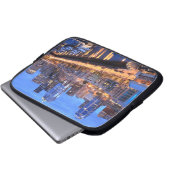 Skyline und Hafen von Seattle, Staat von Washingto Laptopschutzhülle (Vorne Knopf)