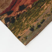 Skyline und Stein Fleecedecke (Ecke)