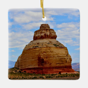 Skyline und Stein Keramikornament