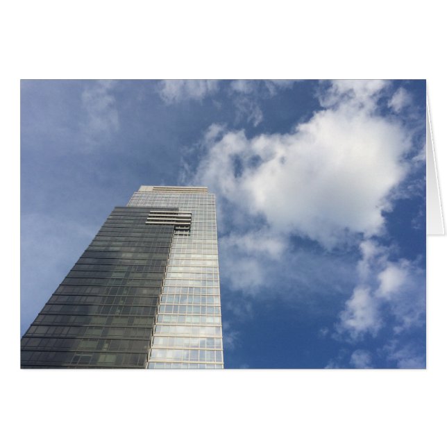 Skyline und Wolken, Karte (Vorderseite (Horizontal))