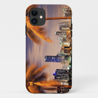 Skyline USA, Florida, Miami an der Dämmerung Case-Mate iPhone Hülle