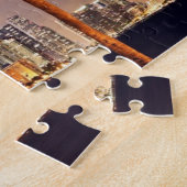 Skyline USA, Florida, Miami an der Dämmerung Puzzle (Seite)