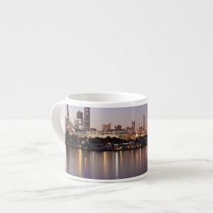 Skyline USA, Illinois, Chicago an der Dämmerung Espressotasse