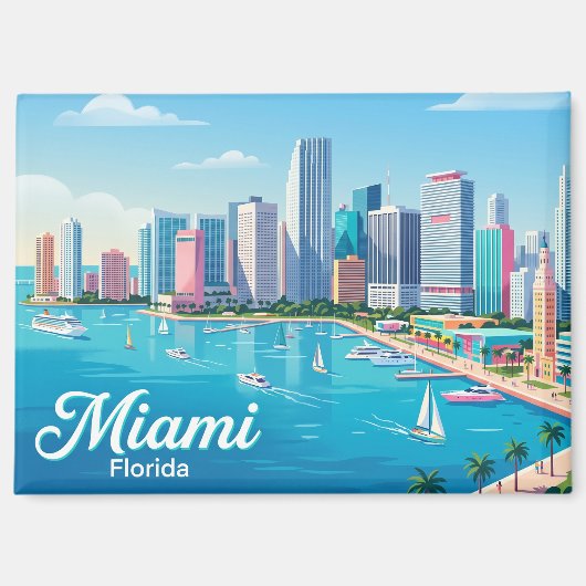 Skyline USA Magnet (Vorderseite)